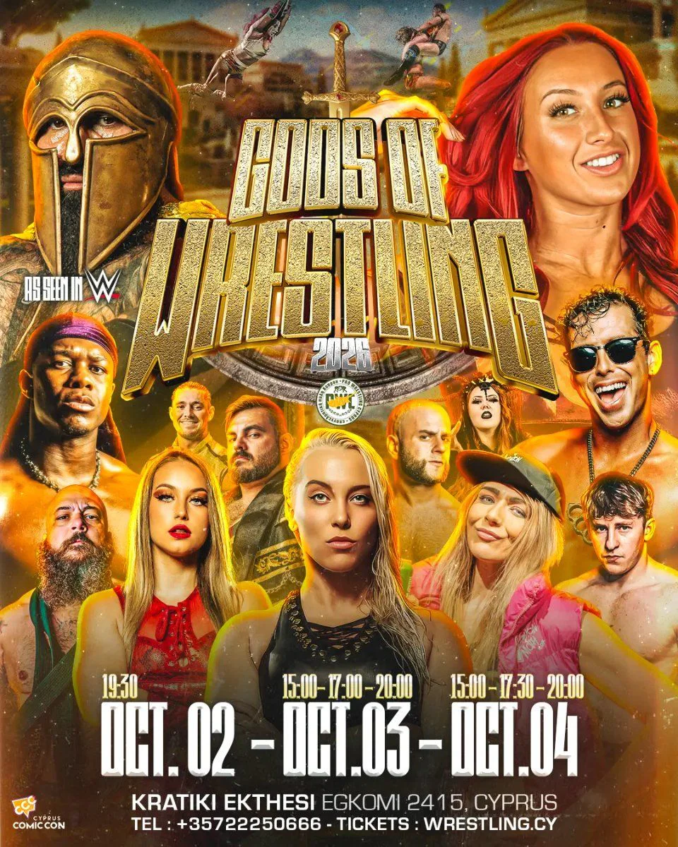 Gods of Wrestling: An Epic Pro Wrestling Showcase in Nicosia