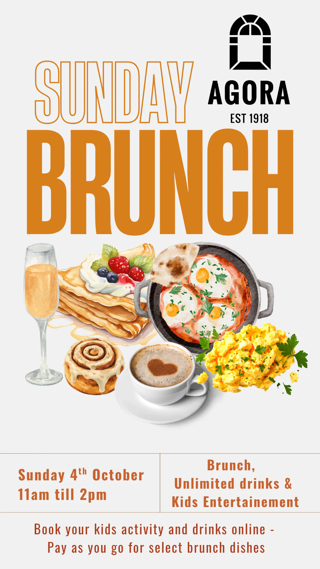 SUNDAY FAMILY BRUNCH AT AGORA