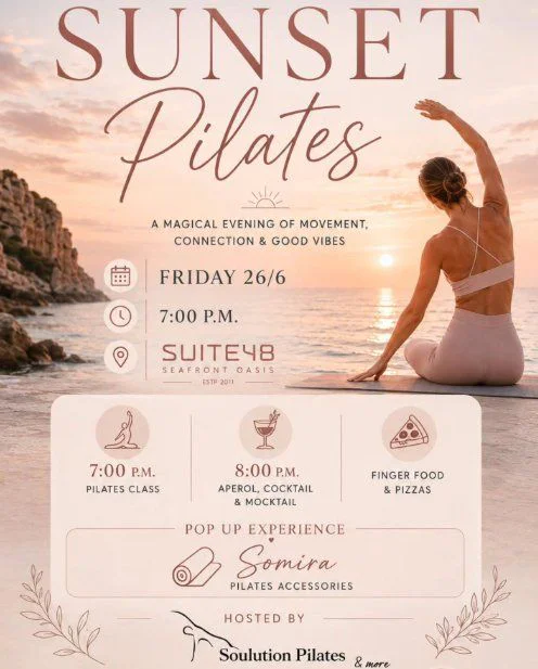 Sunset Pilates and Seaside Social at Suite48
