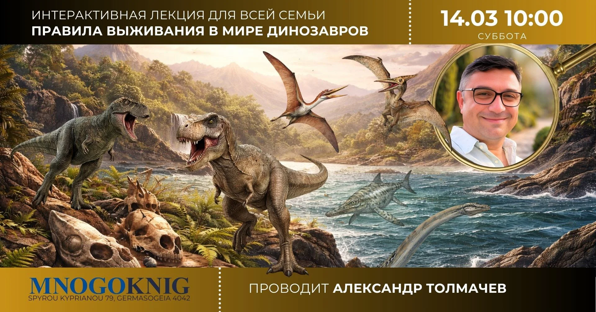 Survival Rules in the World of Dinosaurs — Interactive Lecture by Alexander Tolmachyov