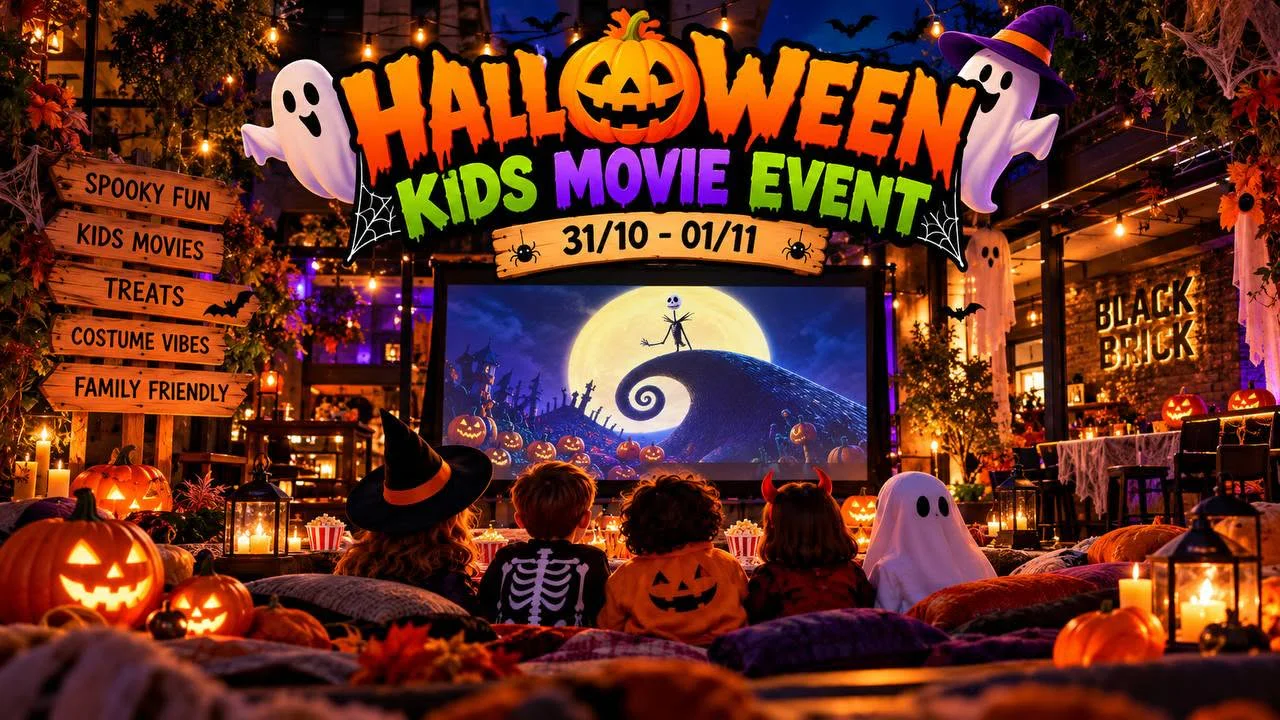 Halloween Kids Movie Event & Family Brunch at Black Brick