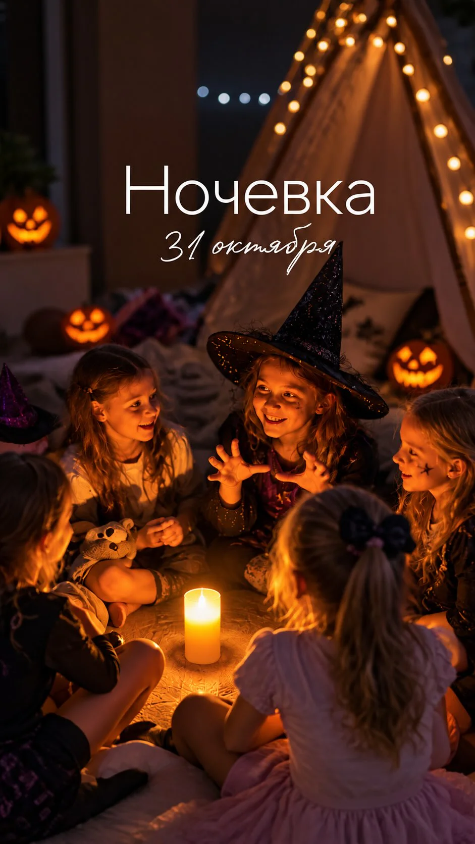 Хэллоуинская ночёвка для детей в SYNERJOY