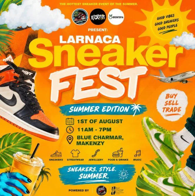 Larnaca Sneaker Fest: Summer Vibes at Blue Charmar