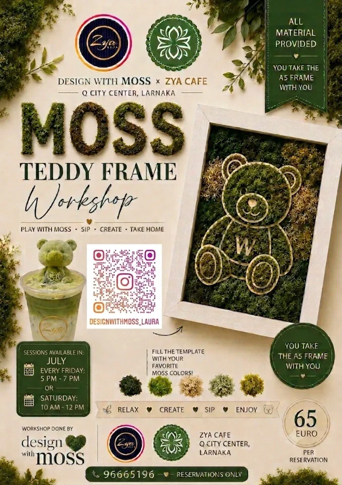 Creative Moss Teddy Bear Workshop