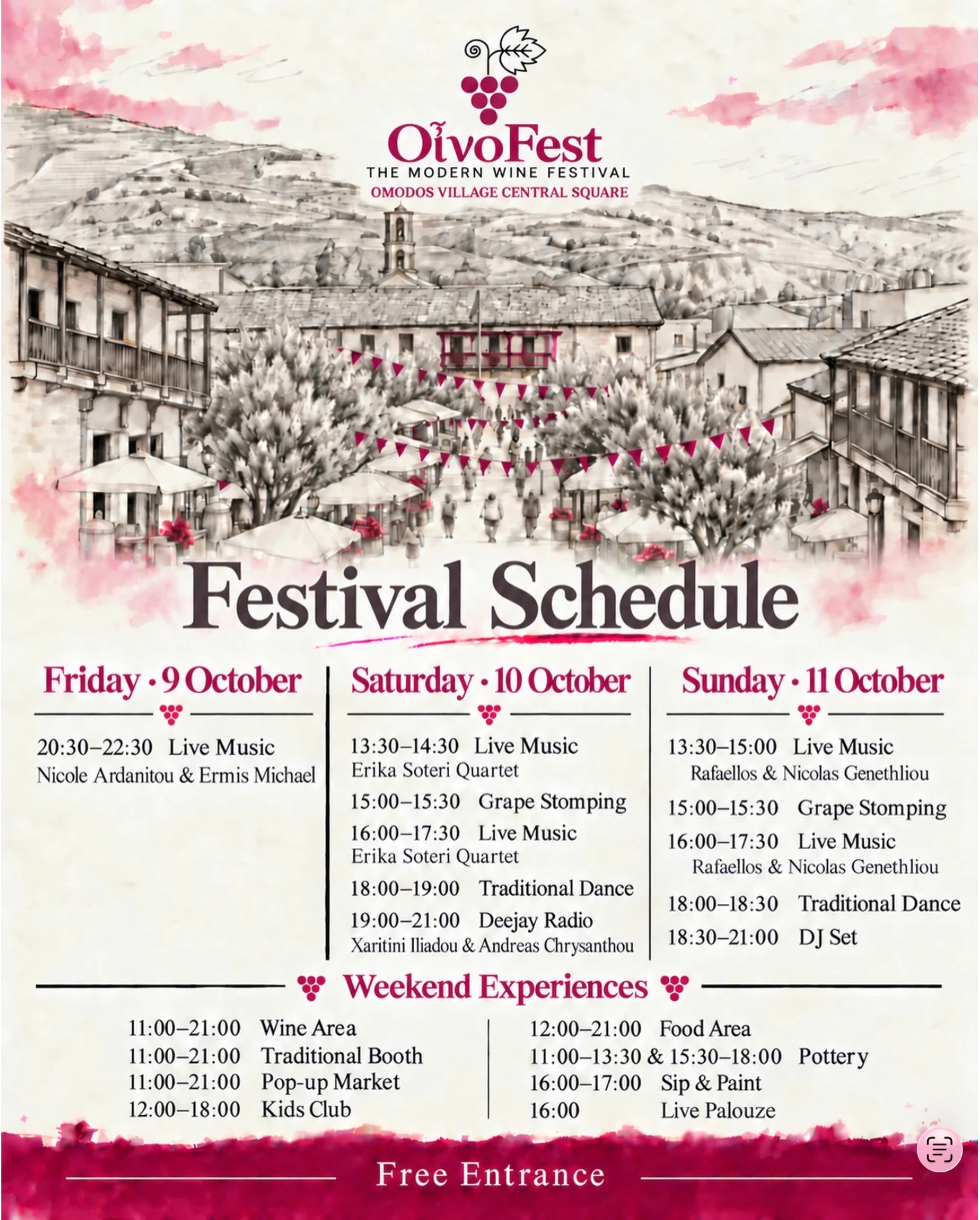 OinoFest: A Celebration of Wine and Creativity in Omodos