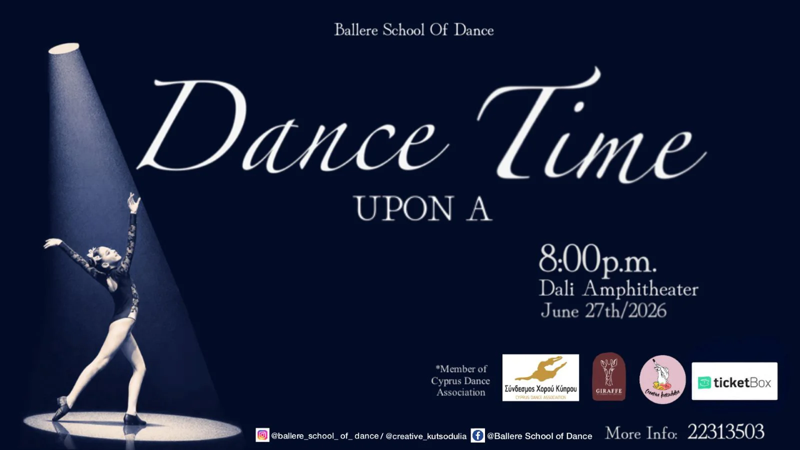 Dance Upon a Time: Видовищна вистава