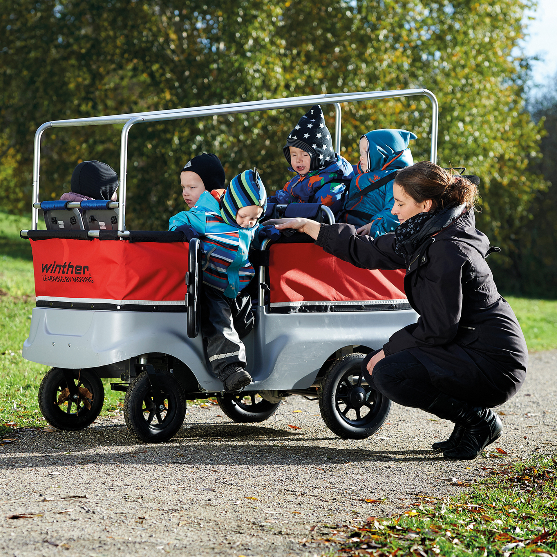 E-Turtle Kinderbus für 6 Kinder Winther 801