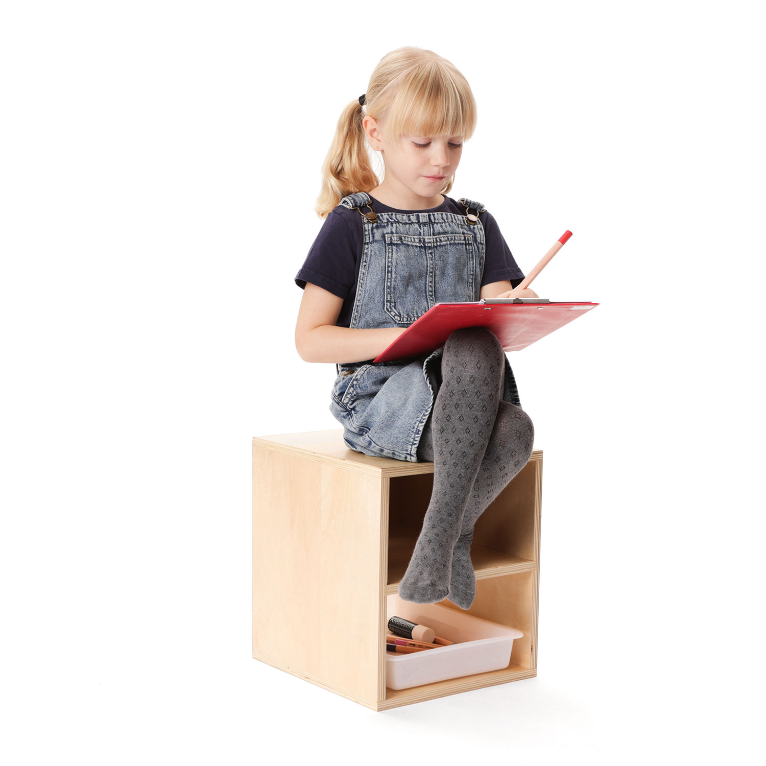 ABC Multi-Hocker, mit Ablagefächern
