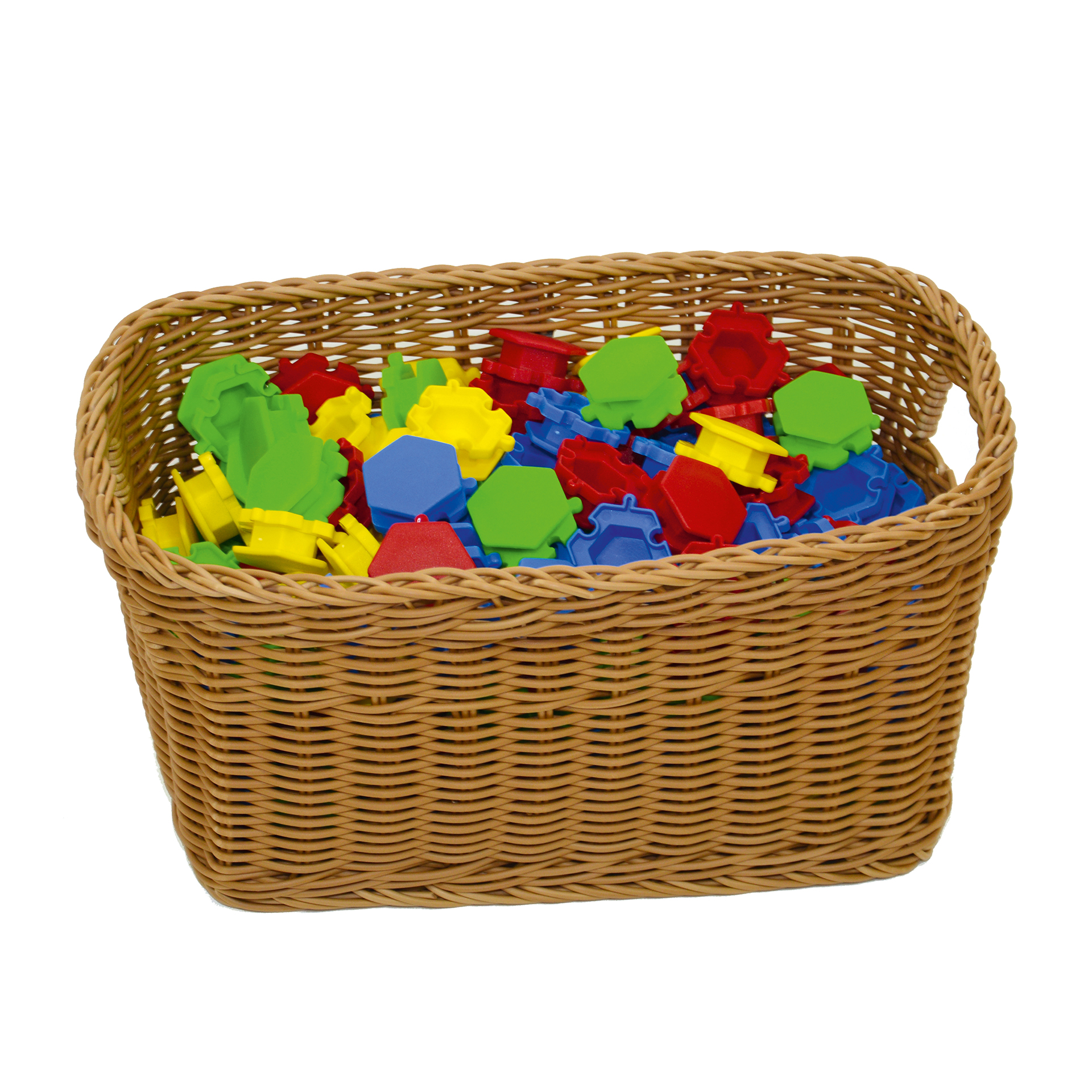 Hexagon, 200er Set, im Korb