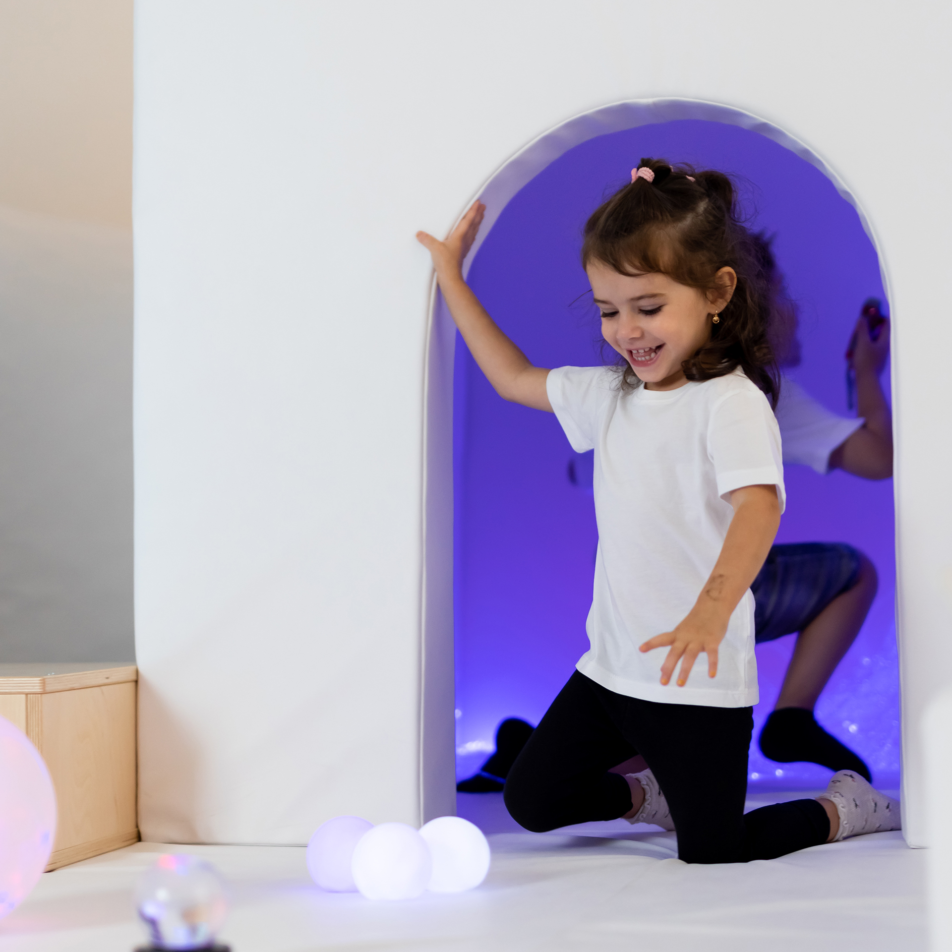 Sinneshaus aus Kunstledermatten