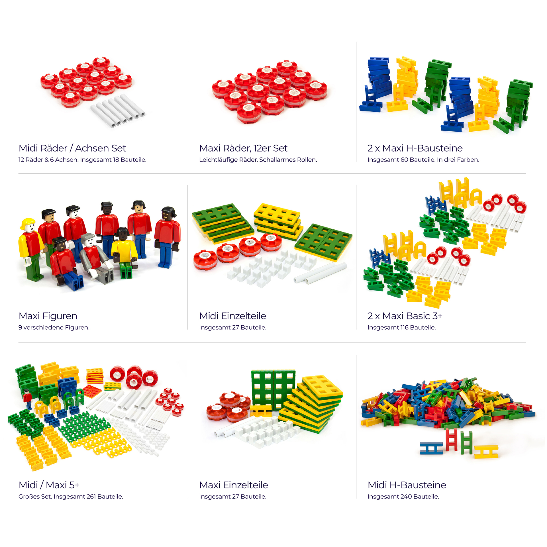 K-TEC 3+ Profiausstattung, 740er Set, inkl. Baupläne und Rollwagen