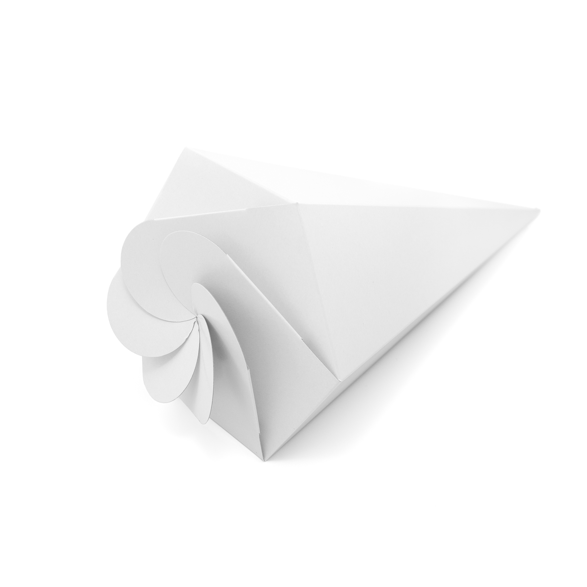 Schultüte blanko, 30 cm, Rosettenverschluss