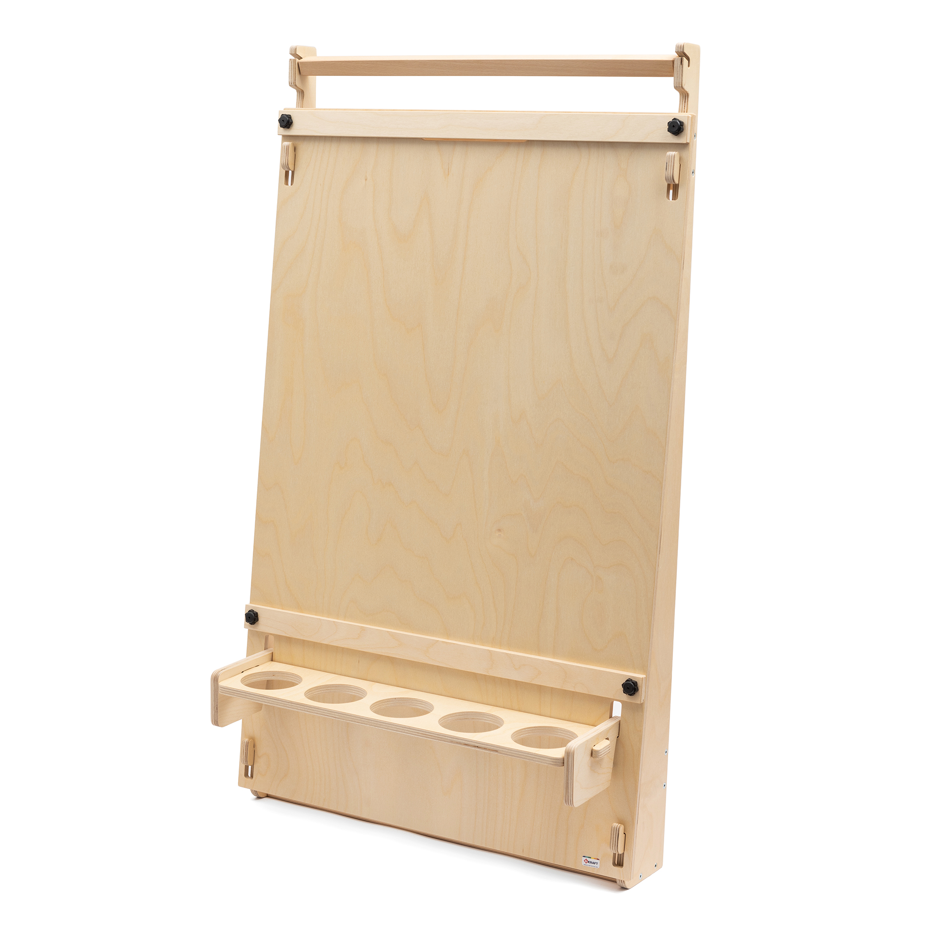 Wandstaffelei mit Papierhalter