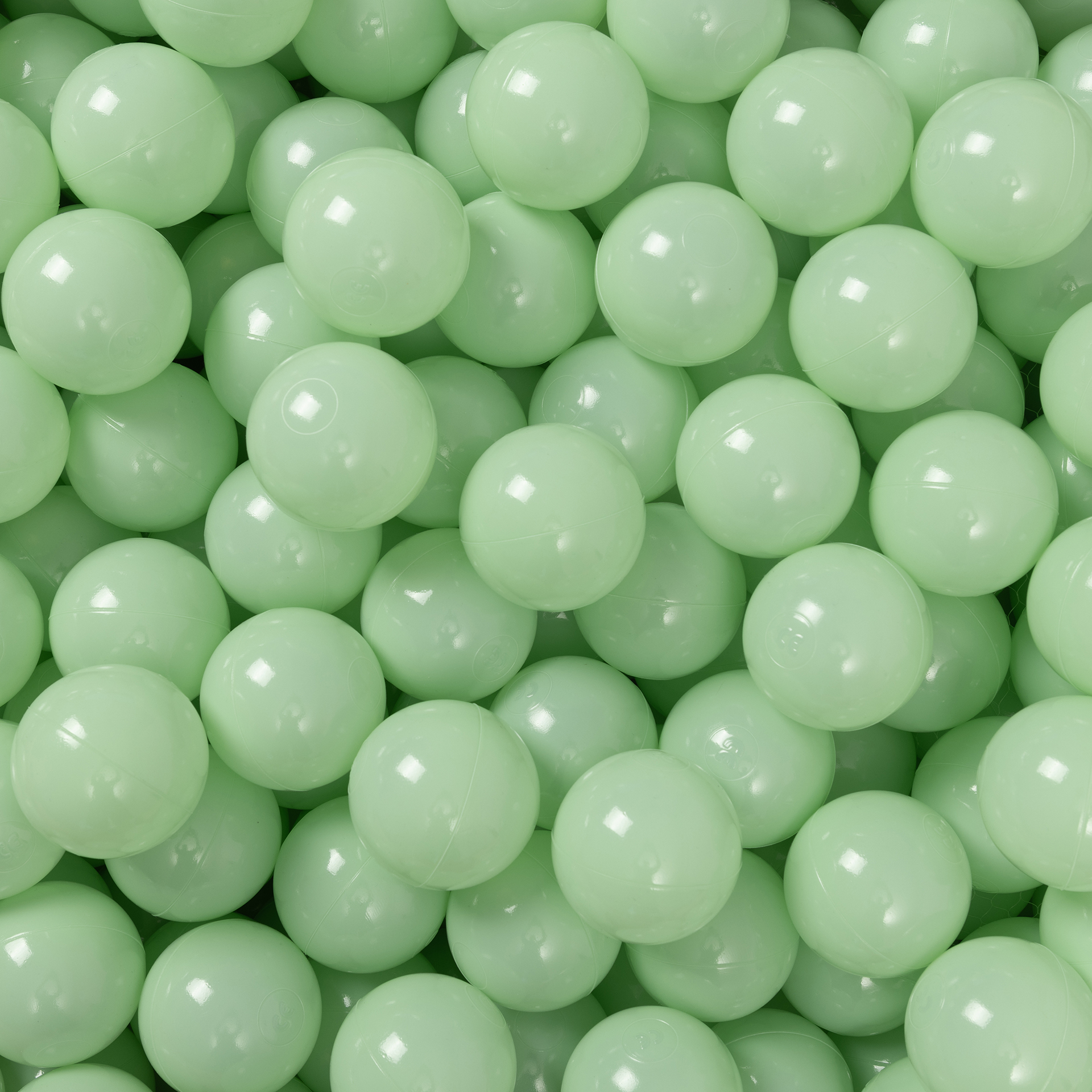 Creamy Bällebad Bälle, 7 cm, pastellfarben, 300er Set