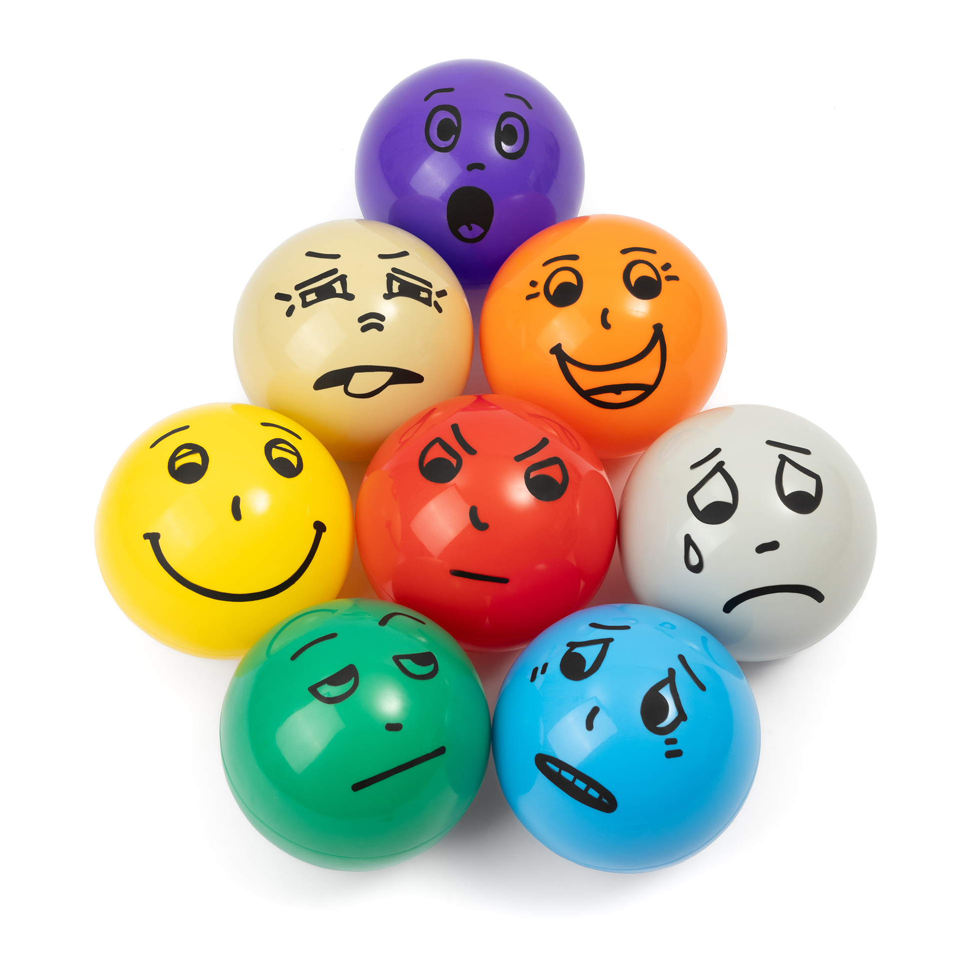 Feely Emotionsbälle, 8er Set