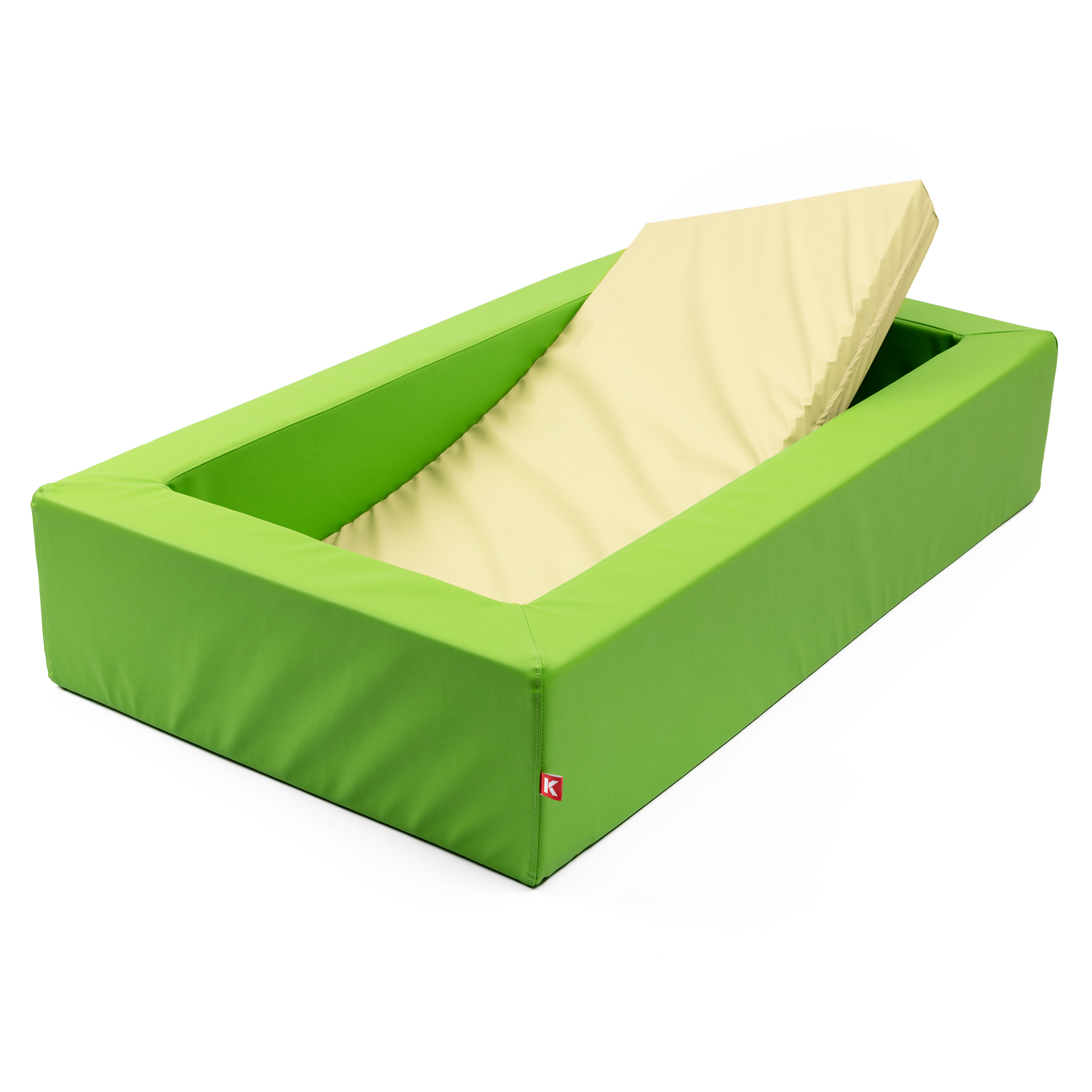 Schaumstoffbett, Grün
