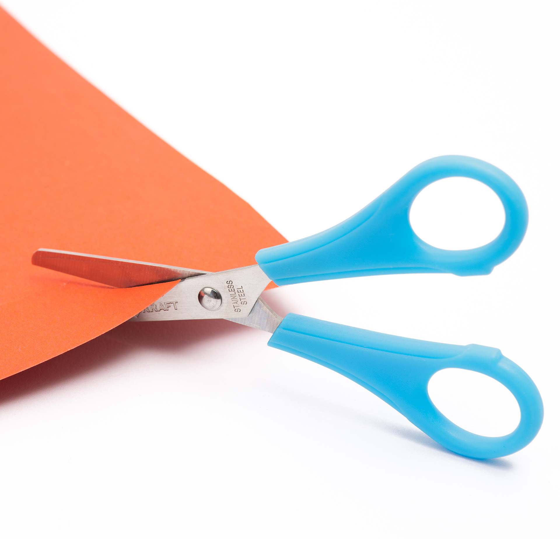 Bastelschere rechts rund