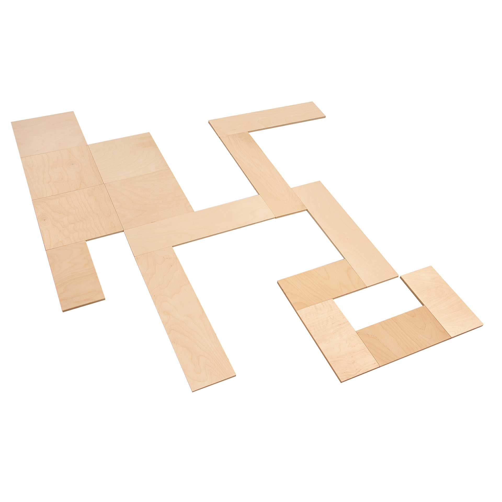 Riesenbausteine, 12,5 x 50 cm, 5er Set