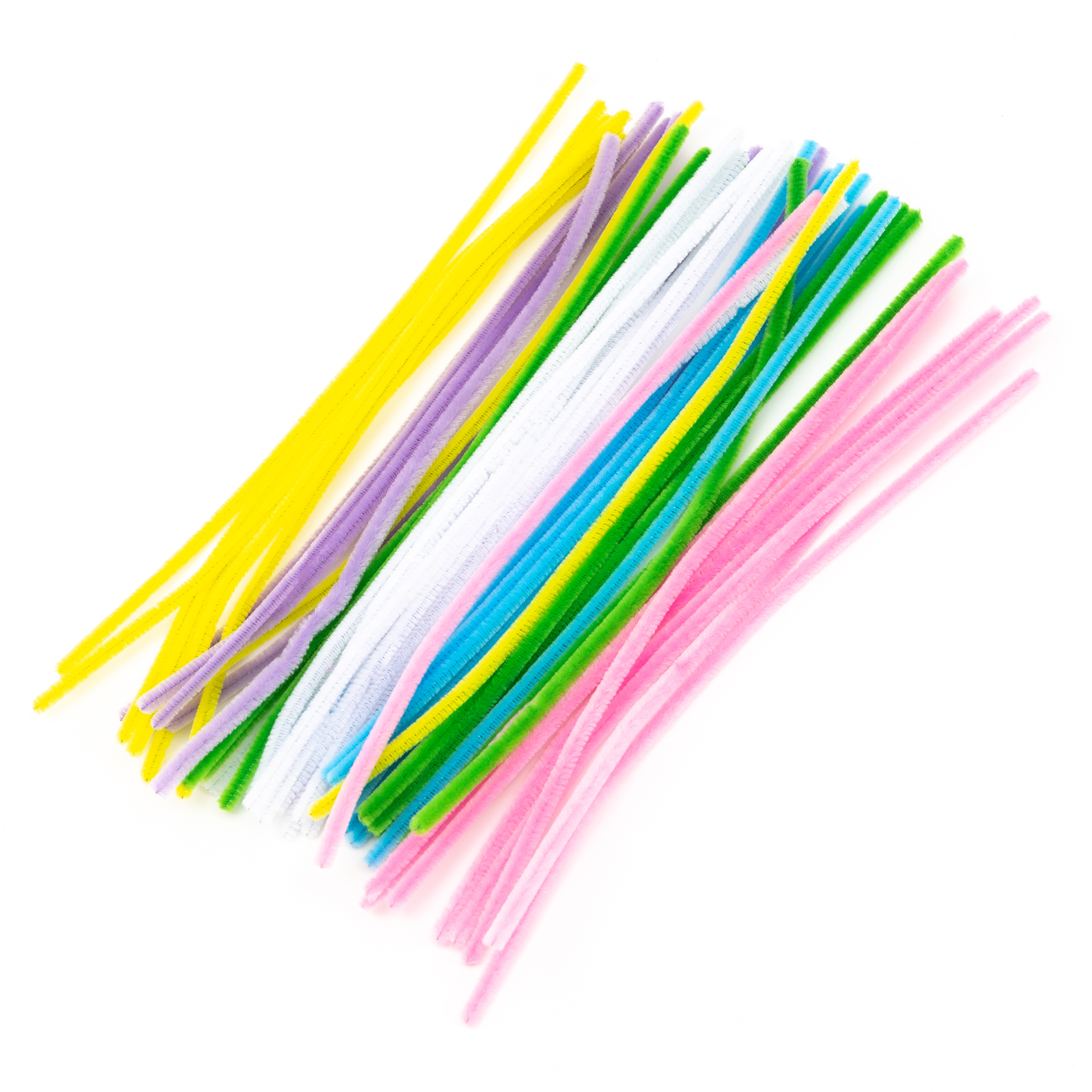 Pfeifenputzer, 6 Pastellfarben, 50 Stück