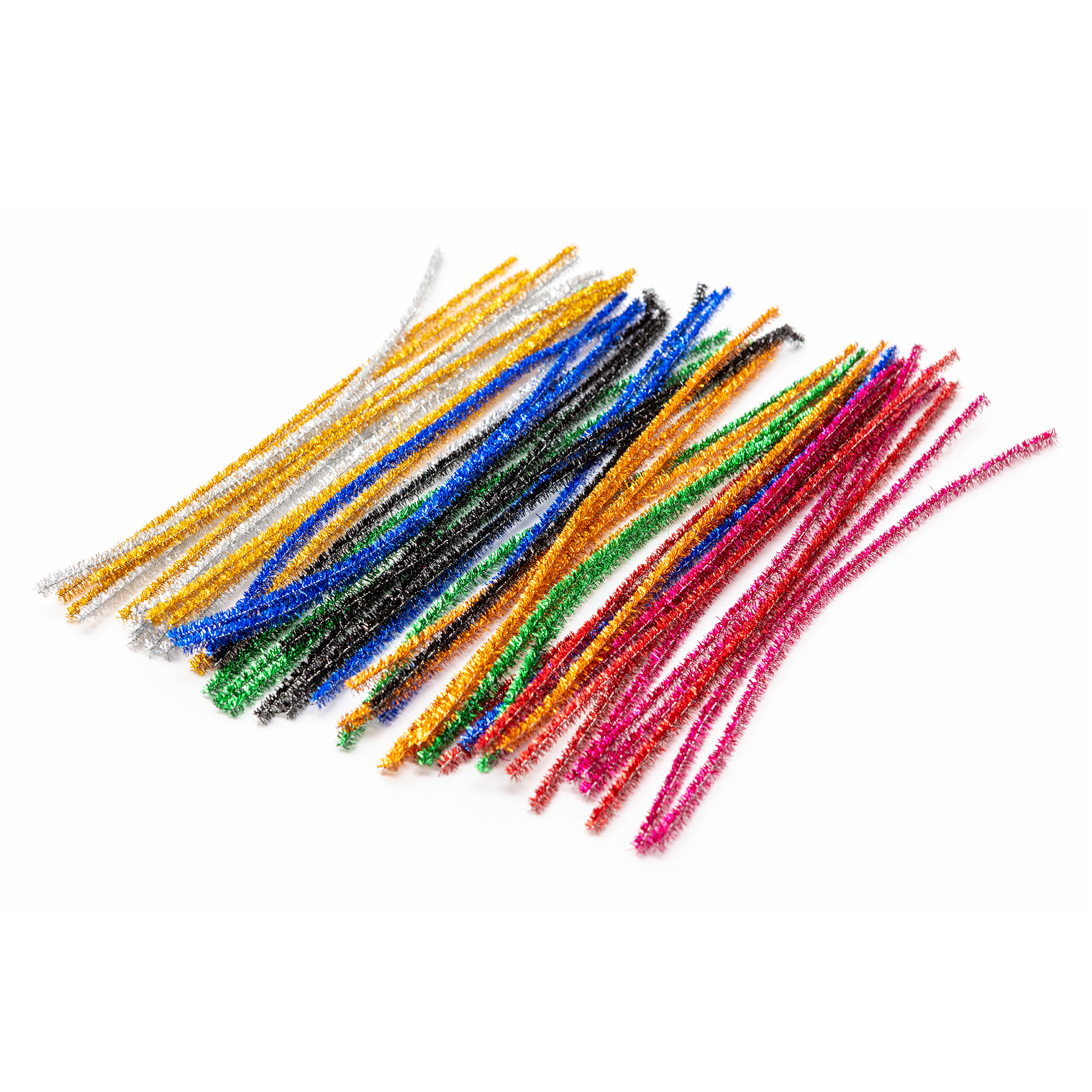 Pfeifenputzer, 8 Glitzerfarben, 50 Stück