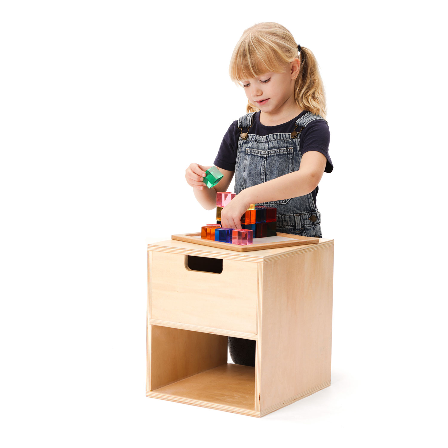 ABC Multi-Hocker, mit Ablagefächern