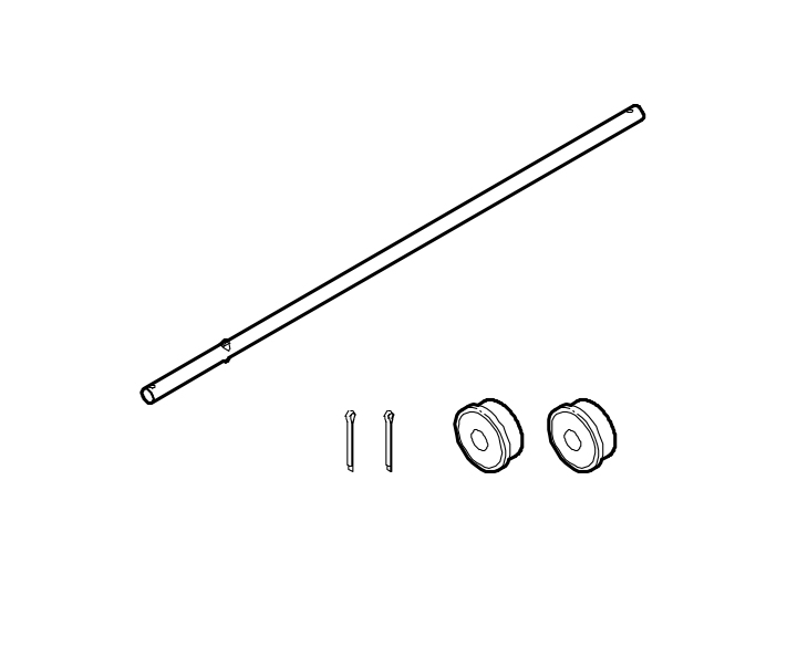 8850533 Achse komplett für 463