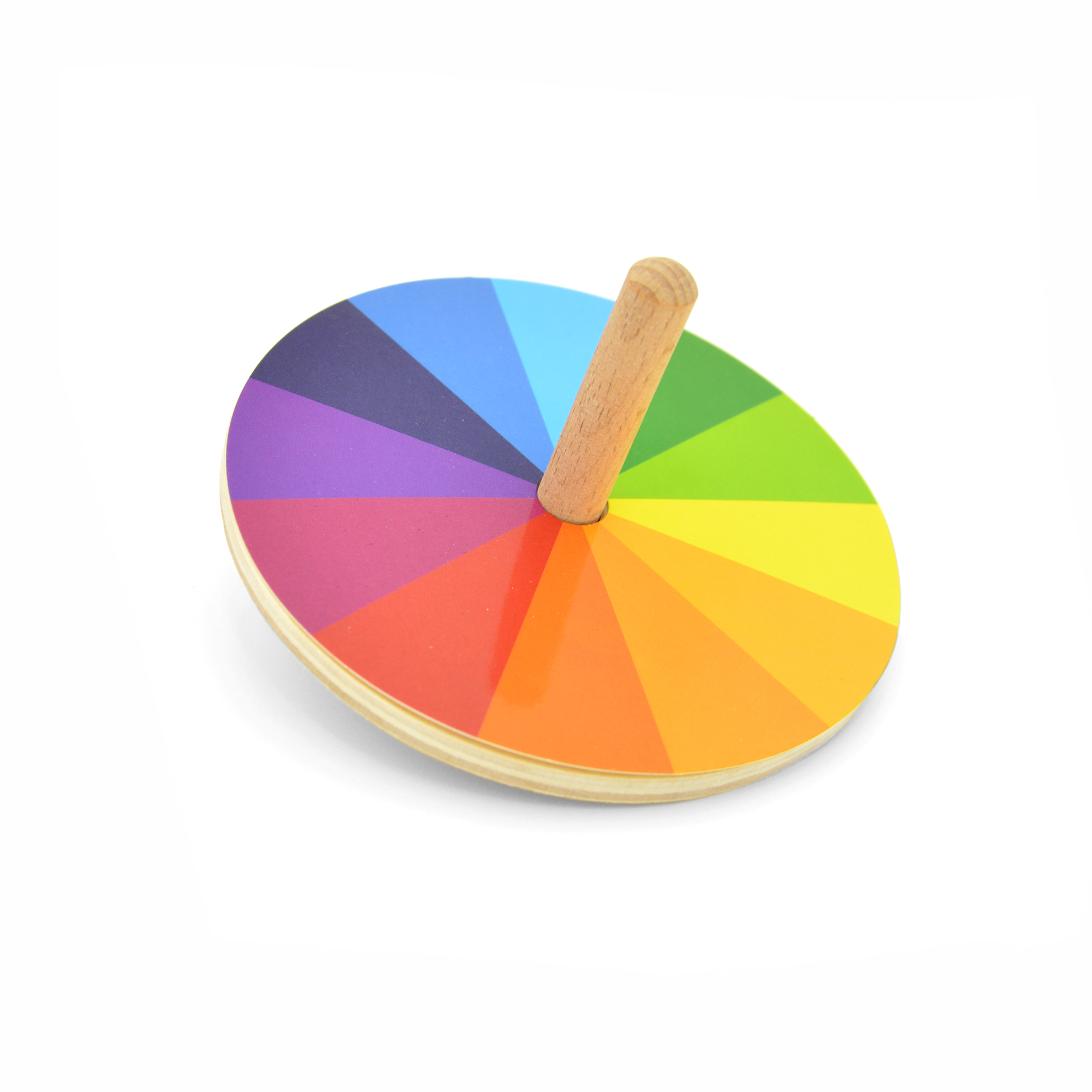 Kreisel Faszination, Holzkreisel inkl. 6 Auflagescheibe
