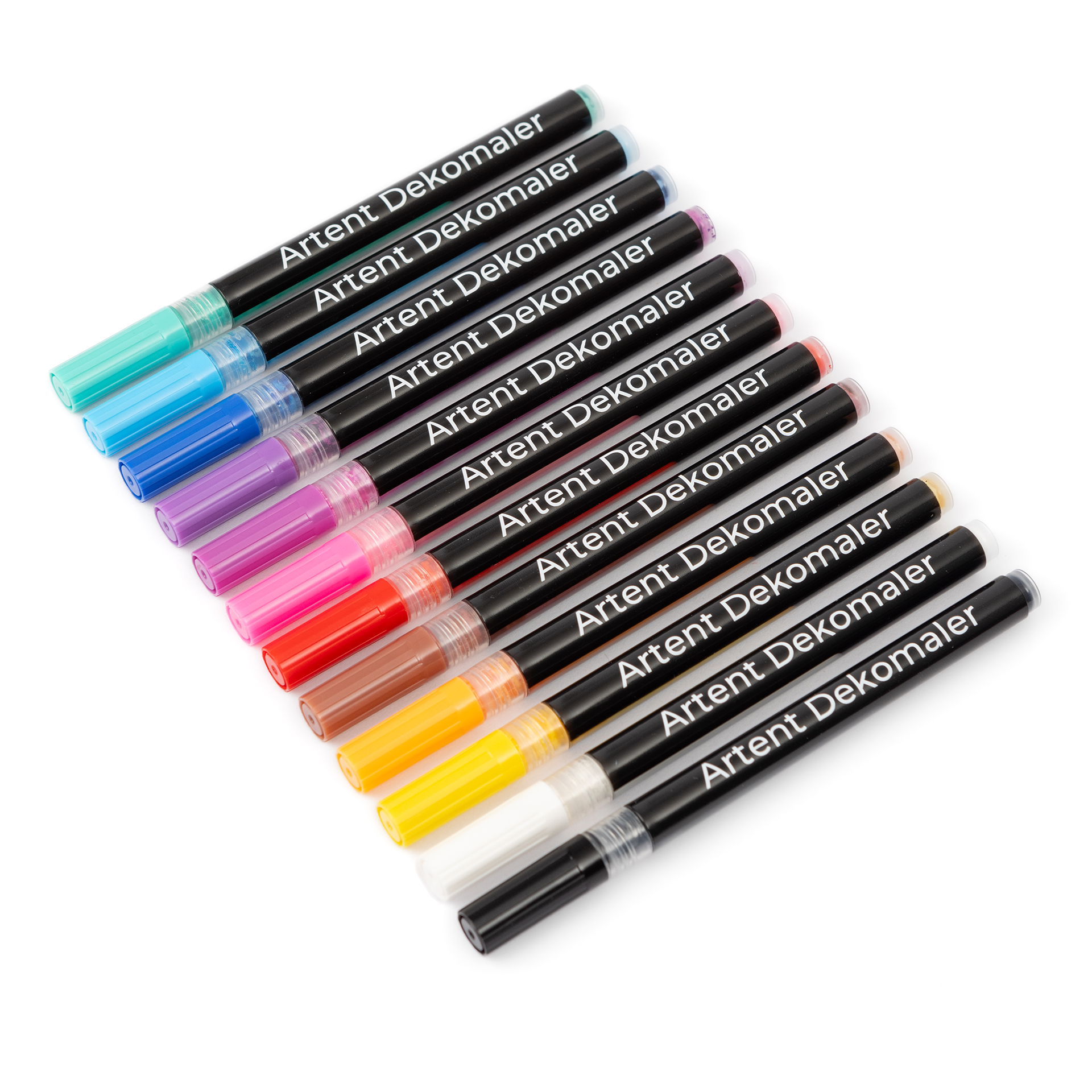 Artent Dekomaler, 12er Acrylstifte-Set, Basic