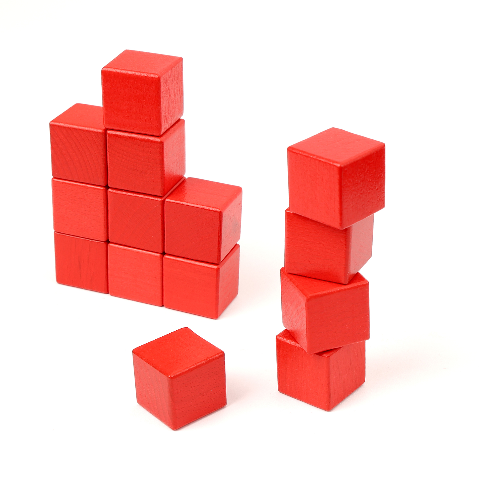 Holzwürfel 28er 3x3x3cm rot