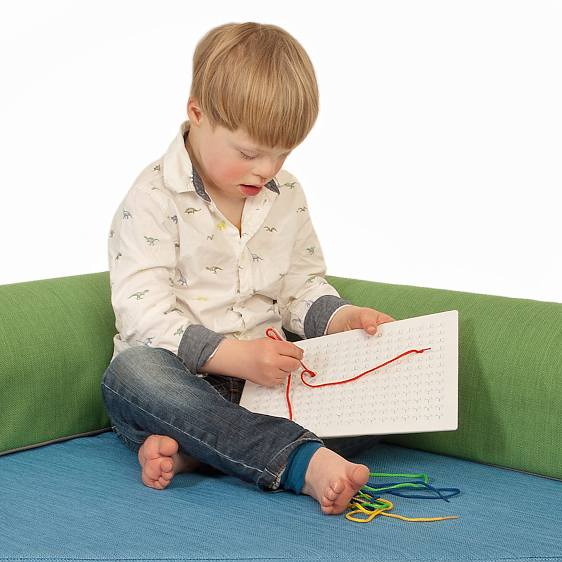 Kreativ Steckbrett, 4er Set, mit Bildungsmappe