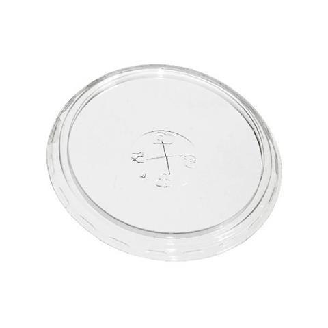 Plastični kozarci / rPET / 85mm / pokrov z odprtino / 100 kos