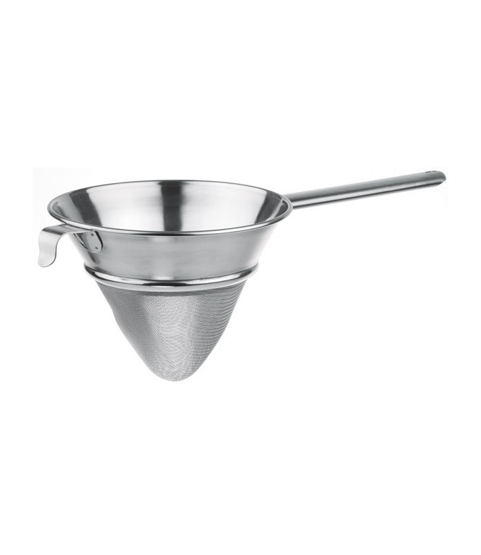 stožčasto cedilo Ø 25 cm, D: 51 cm nerjaveče jeklo, s kavljem