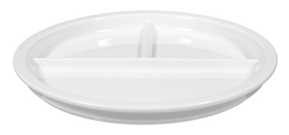 Krožnik okrogel s 3 predelki 23 cm V386 Varionorm