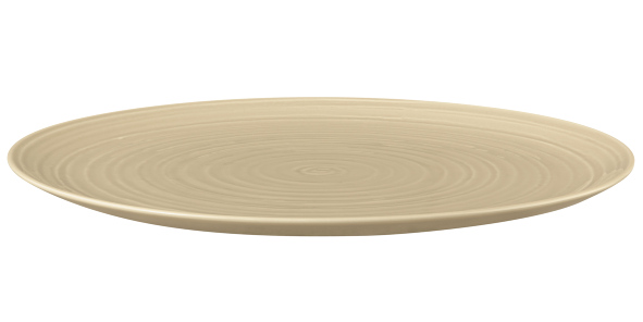 Plitvi krožnik 31 cm Terra bela