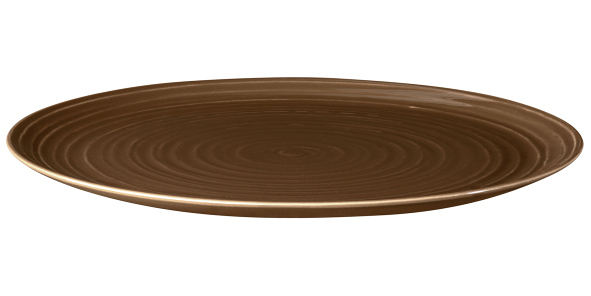 Plitvi krožnik 31 cm Terra bela