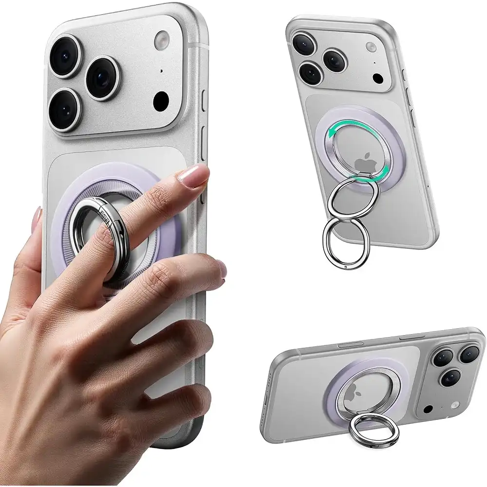 ESR Μαγνητικό Δαχτυλίδι – Βάση Κινητού Magnetic 360 Halolock MagSafe Phone Ring Lavender