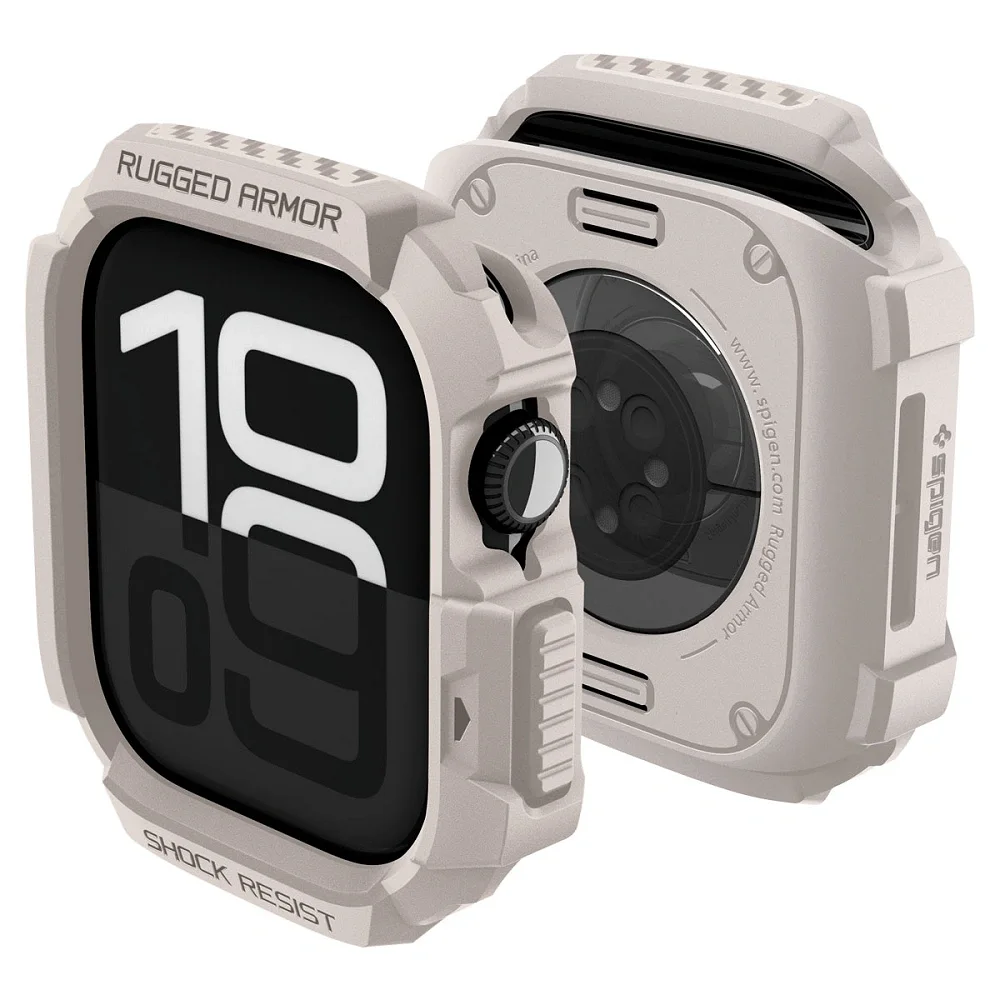 Spigen Θήκη Rugged Armor V2  Apple Watch 10 / 11 (42 mm) Dune Beige