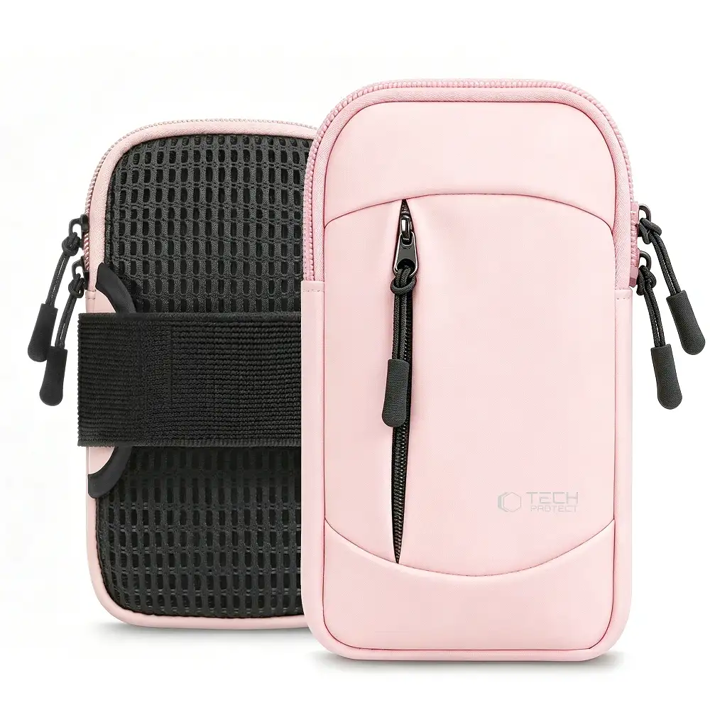 Tech-Protect Θήκη Μπράτσου Κινητού έως 6.9″ M6 Universal Sport Armband Pink