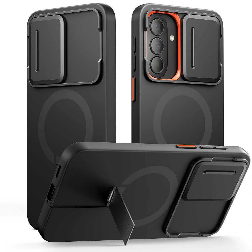 Tech‑Protect Θήκη Kevlar Aura Magsafe Galaxy A57 Black/Orange
