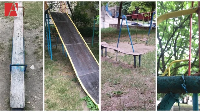 Teren de joacă de tip vechi, Chișinău