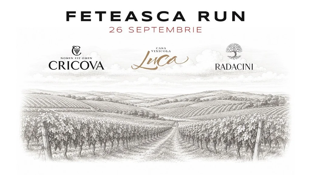 Premieră la Cricova: o cursă de 10 km va trece prin vii, beciuri și trei vinării