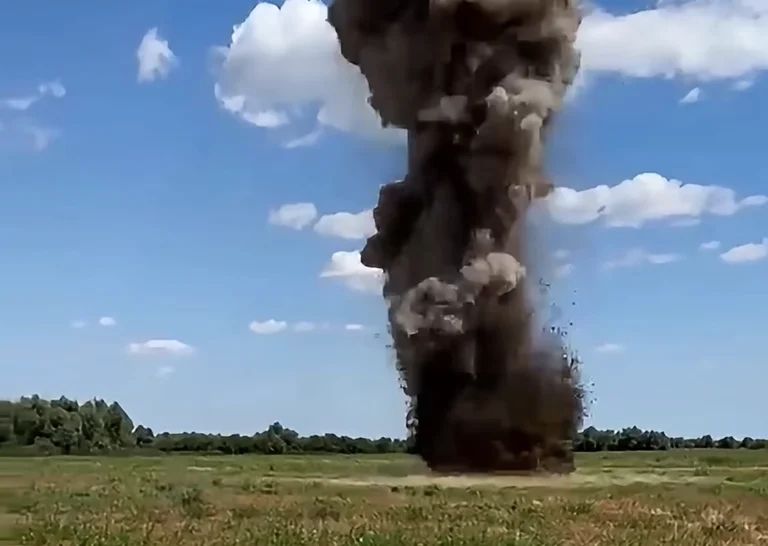 Drona care a fost găsită în județul Tulcea, distrusă prin detonare