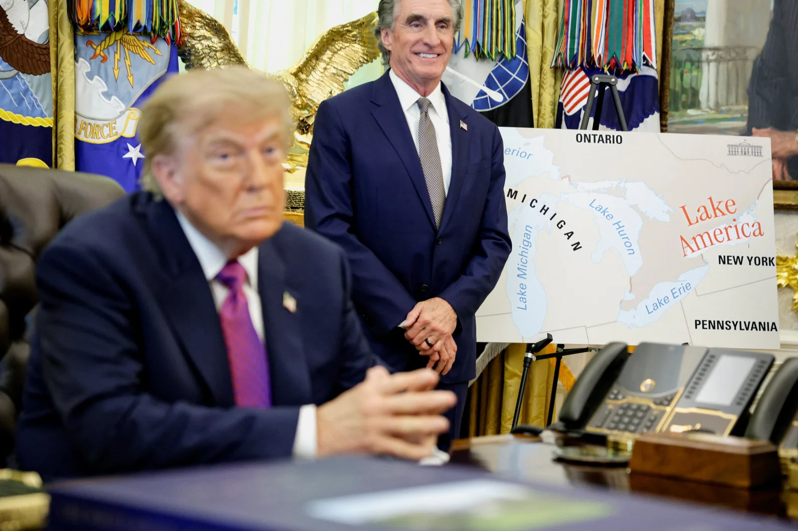 Trump a redenumit Lacul Ontario în „Lacul America”, pe fondul disputei comerciale cu Canada