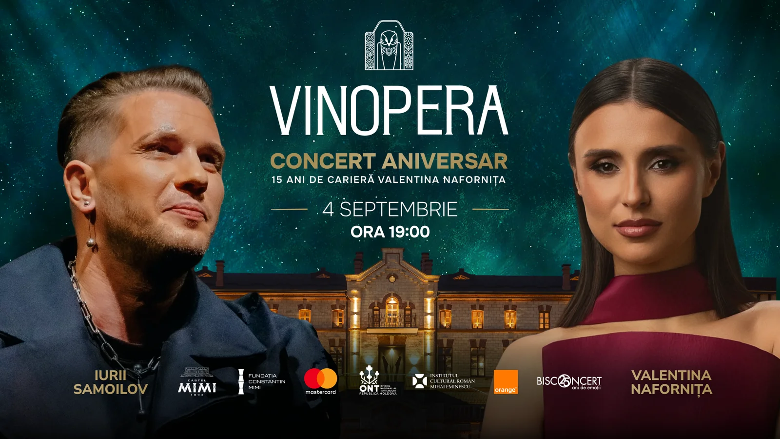 VinOpera 2026: o ediție aniversară la Castel Mimi, dedicată Valentinei Nafornița