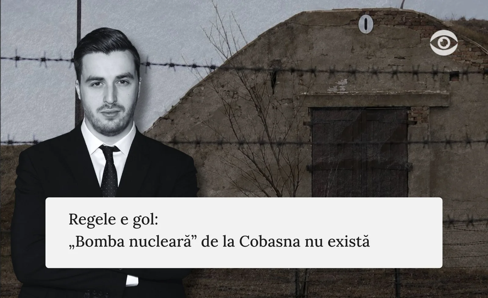 Regele e gol. „Bomba nucleară” de la Cobasna nu există