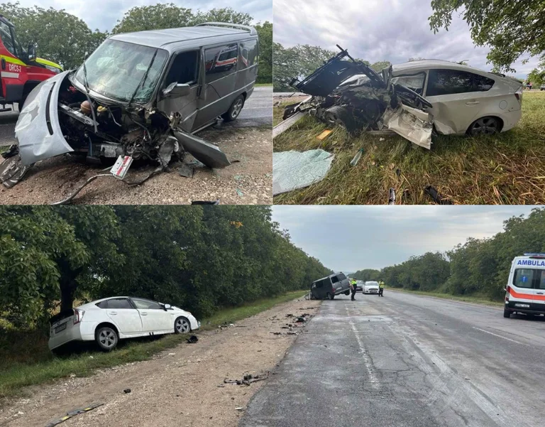 Trei persoane au ajuns la spital, în urma unui accident rutier în raionul Rîșcani