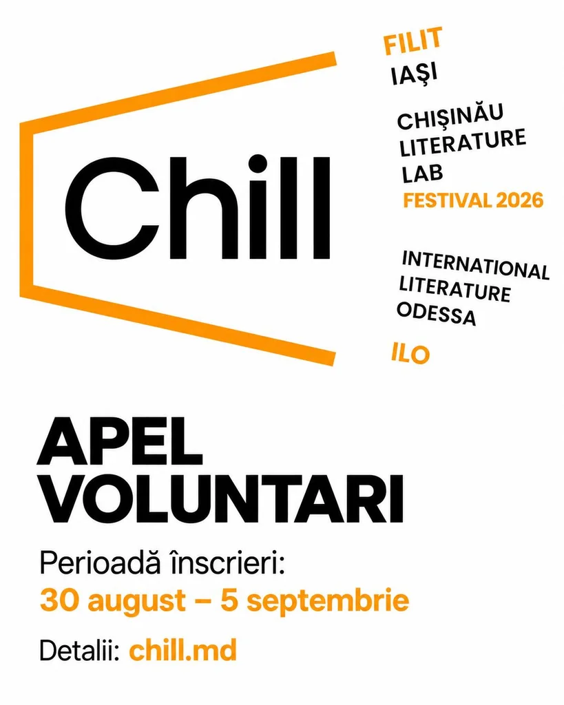 Festivalul CHILL recrutează voluntari pentru ediția 2026