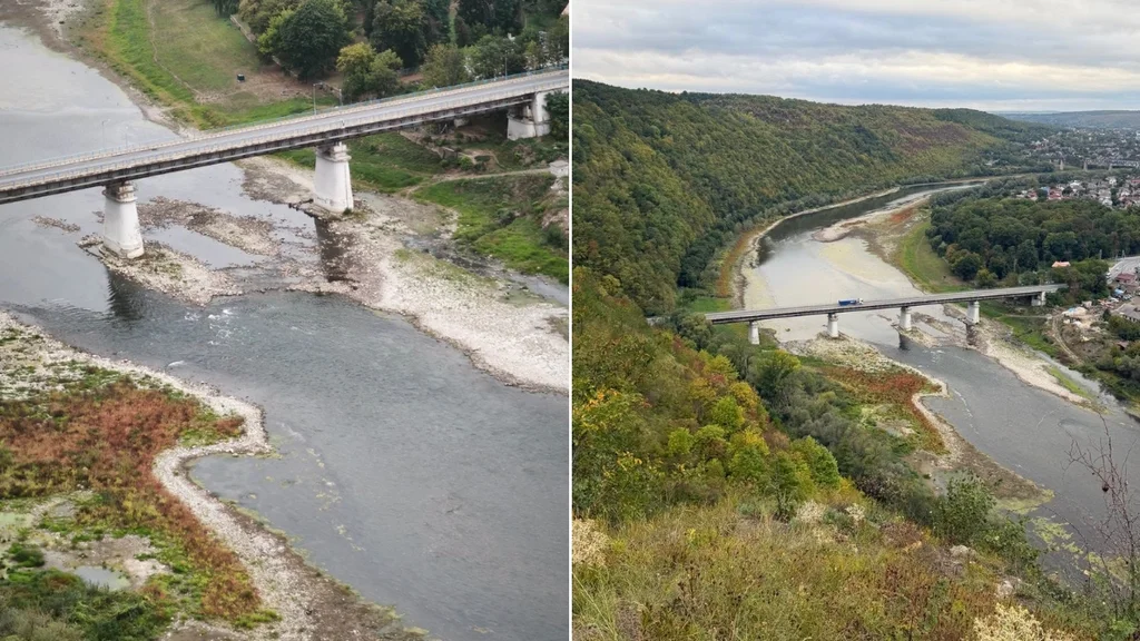 Situație alarmantă în lacul de acumulare Novodnistrovsk. Nivelul apei a scăzut cu 45 cm în două săptămâni