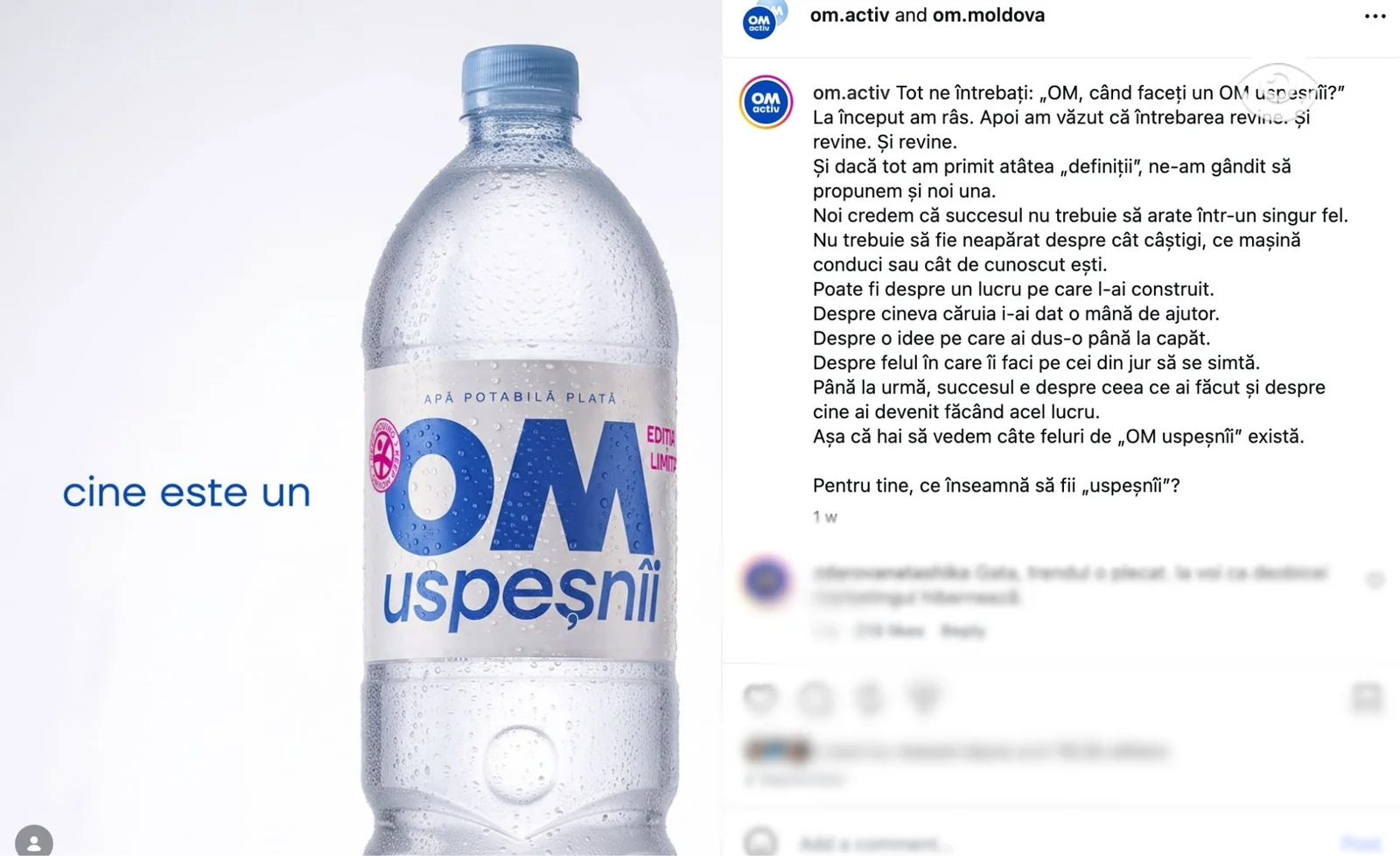 Cine va fi, totuși, „om uspeșnîi”? O companie a solicitat înregistrarea mărcii la AGEPI