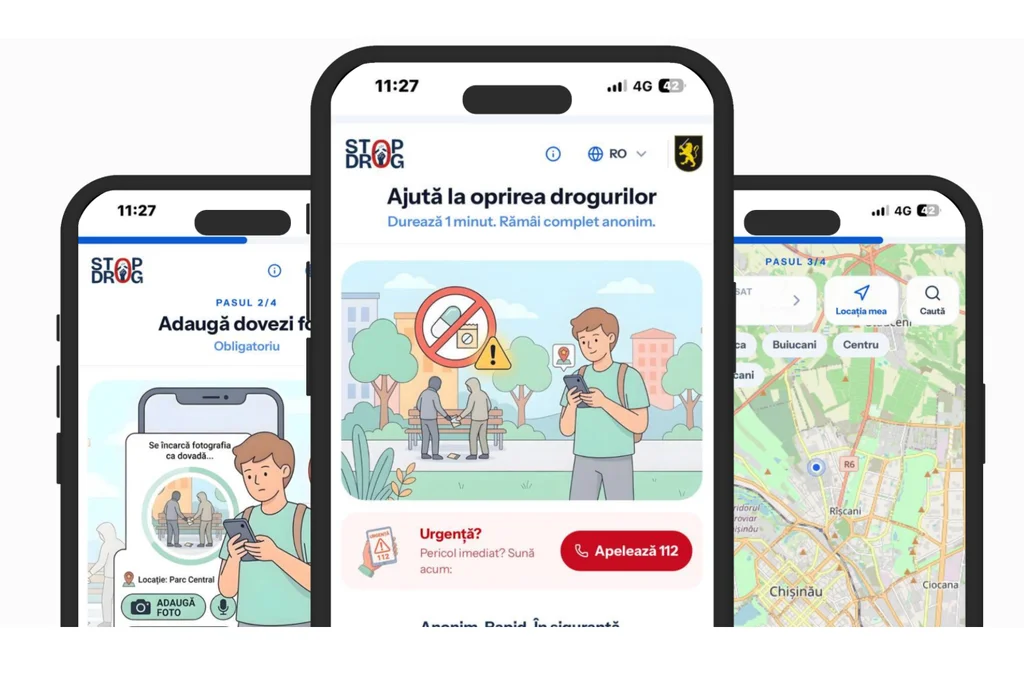 Aplicația Stop Drog: Cetățenii pot raporta de pe telefon incidentele legate de substanțe interzise